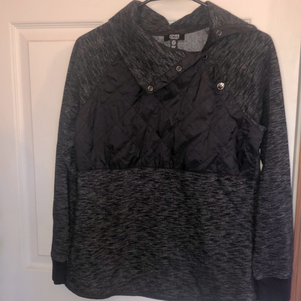 Dark Grey Pull-Over Jacket!